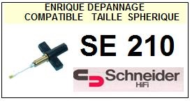 SCHNEIDER-SE210  SE-210-POINTES-DE-LECTURE-DIAMANTS-SAPHIRS-COMPATIBLES
