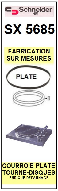 SCHNEIDER-SX5685-COURROIES-COMPATIBLES