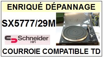 SCHNEIDER-SX5777/29M-COURROIES-COMPATIBLES