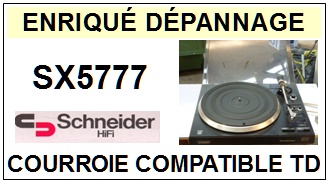 SCHNEIDER-SX5777-COURROIES-COMPATIBLES