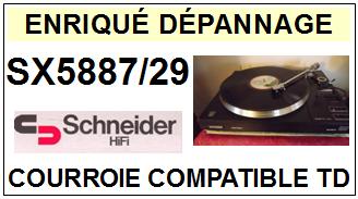 SCHNEIDER-SX5887/29-COURROIES-COMPATIBLES