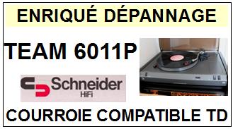 SCHNEIDER-TEAM 6011P-COURROIES-COMPATIBLES