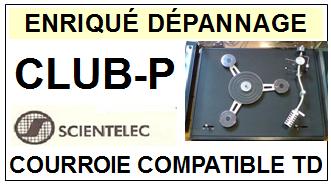 SCIENTELEC-CLUB-P CLUB P-COURROIES-ET-KITS-COURROIES-COMPATIBLES