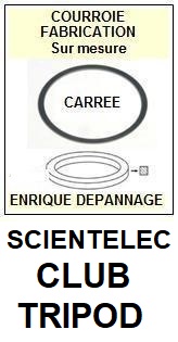 SCIENTELEC-CLUB TRIPOD-COURROIES-COMPATIBLES