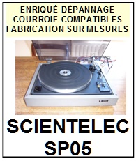 SCIENTELEC-SP05-COURROIES-COMPATIBLES