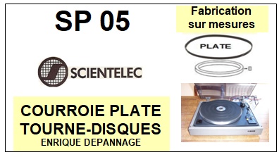 SCIENTELEC-SP05-COURROIES-COMPATIBLES