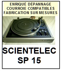 Courroie pour platine tourne disque, plate, ronde - Elcom