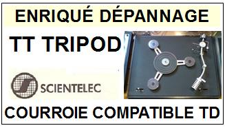 SCIENTELEC-TT TRIPOD-COURROIES-ET-KITS-COURROIES-COMPATIBLES