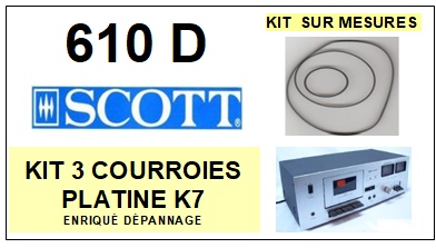 SCOTT-610D-COURROIES-COMPATIBLES