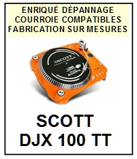 SCOTT-DJX100TT DJX 100 TT-COURROIES-ET-KITS-COURROIES-COMPATIBLES