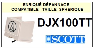 SCOTT-DJX100TT  DJX 100 TT-POINTES-DE-LECTURE-DIAMANTS-SAPHIRS-COMPATIBLES