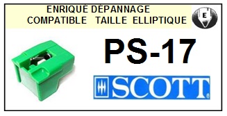 SCOTT-PS17 PS-17-POINTES-DE-LECTURE-DIAMANTS-SAPHIRS-COMPATIBLES