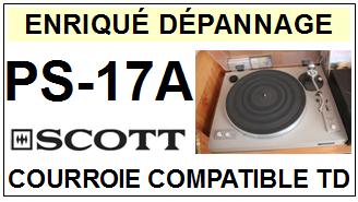 SCOTT-PS17A PS-17A-COURROIES-COMPATIBLES