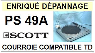 SCOTT-PS49A PS-49A-COURROIES-COMPATIBLES