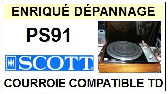 SCOTT-PS91-COURROIES-COMPATIBLES