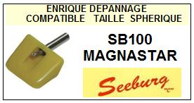 SEEBURG-SB100 MAGNASTAR-POINTES-DE-LECTURE-DIAMANTS-SAPHIRS-COMPATIBLES