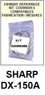 SHARP-DX150A DX-150A-COURROIES-ET-KITS-COURROIES-COMPATIBLES