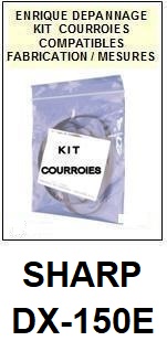 SHARP-DX150E DX-150E-COURROIES-ET-KITS-COURROIES-COMPATIBLES