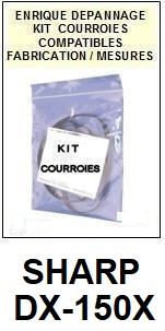 SHARP-DX150X DX-150X-COURROIES-ET-KITS-COURROIES-COMPATIBLES