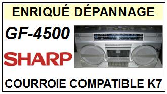 SHARP-GF4500 GF-4500-COURROIES-COMPATIBLES