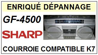 SHARP-GF4500 GF-4500-COURROIES-ET-KITS-COURROIES-COMPATIBLES