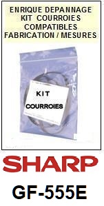 SHARP-GF555E GF-555E-COURROIES-ET-KITS-COURROIES-COMPATIBLES