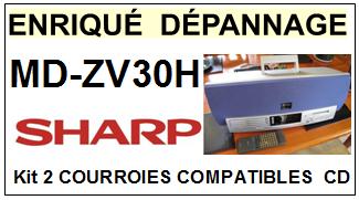 SHARP-MDZV30H MD-ZV30H-COURROIES-ET-KITS-COURROIES-COMPATIBLES