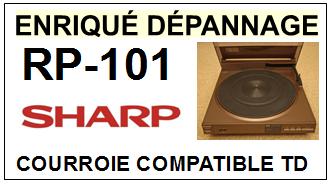 SHARP-RP101 RP-101-COURROIES-ET-KITS-COURROIES-COMPATIBLES