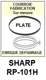 SHARP-RP101H RP-101H-COURROIES-COMPATIBLES