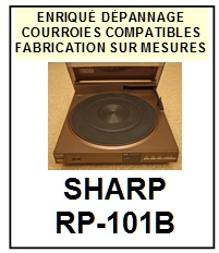 SHARP-RP101H RP-101H-COURROIES-ET-KITS-COURROIES-COMPATIBLES