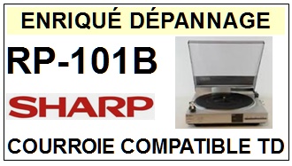 SHARP-RP101H RP-101H-COURROIES-ET-KITS-COURROIES-COMPATIBLES