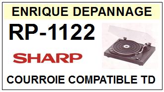SHARP-RP1122 RP-1122-COURROIES-COMPATIBLES