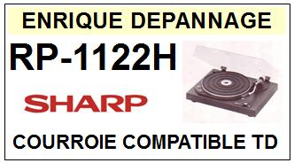 SHARP-RP1122H RP-1122H-COURROIES-COMPATIBLES