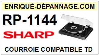 SHARP-RP1144 RP-1144-COURROIES-COMPATIBLES