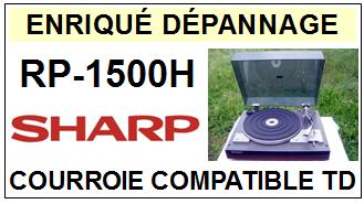 SHARP-RP1500H RP-1500H-COURROIES-COMPATIBLES