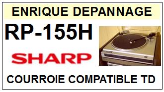 SHARP-RP155H RP-155H-COURROIES-ET-KITS-COURROIES-COMPATIBLES