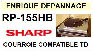 SHARP-RP155HB RP-155HB-COURROIES-COMPATIBLES