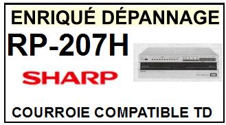 SHARP-rp207h-COURROIES-ET-KITS-COURROIES-COMPATIBLES