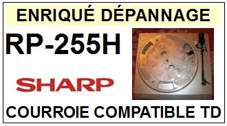 SHARP-RP255H RP-255H-COURROIES-COMPATIBLES