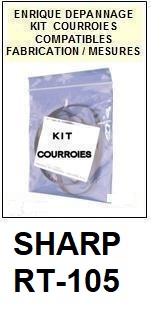 SHARP-RT105 RT-105-COURROIES-ET-KITS-COURROIES-COMPATIBLES