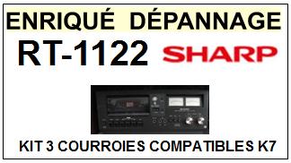 SHARP-RT1122 RT-1122-COURROIES-COMPATIBLES
