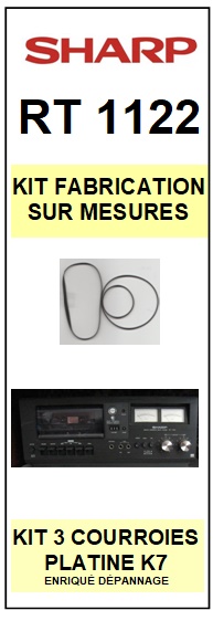 SHARP-RT1122 RT-1122-COURROIES-ET-KITS-COURROIES-COMPATIBLES