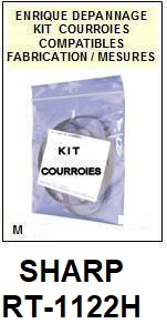 SHARP-RT1122H RT-1122H-COURROIES-ET-KITS-COURROIES-COMPATIBLES