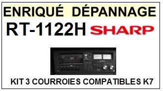 SHARP-RT1122H RT-1122H-COURROIES-COMPATIBLES