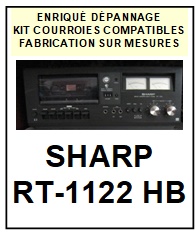 SHARP-RT1122HB RT-1122 HB-COURROIES-ET-KITS-COURROIES-COMPATIBLES