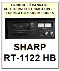 SHARP-RT1122HB RT-1122 HB-COURROIES-COMPATIBLES