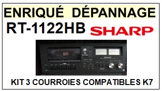 SHARP-RT1122HB RT-1122 HB-COURROIES-COMPATIBLES
