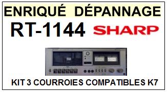 SHARP-RT1144 RT-1144-COURROIES-COMPATIBLES