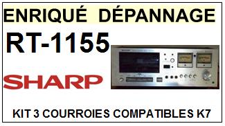 SHARP-RT1155 RT-1155-COURROIES-COMPATIBLES