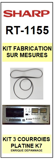 SHARP-RT1155 RT-1155-COURROIES-ET-KITS-COURROIES-COMPATIBLES